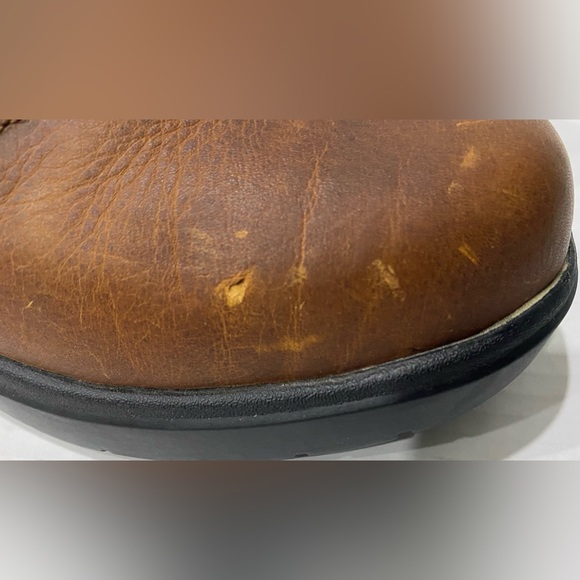 ARIAT STEEL TOE Brown Safety Clogs Slip On Leather Shoes 10002367 Womens 7.5 B - Picture 9 of 9